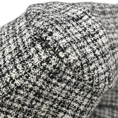 Christian Dior Collarless Tweed Jacket Gray #M