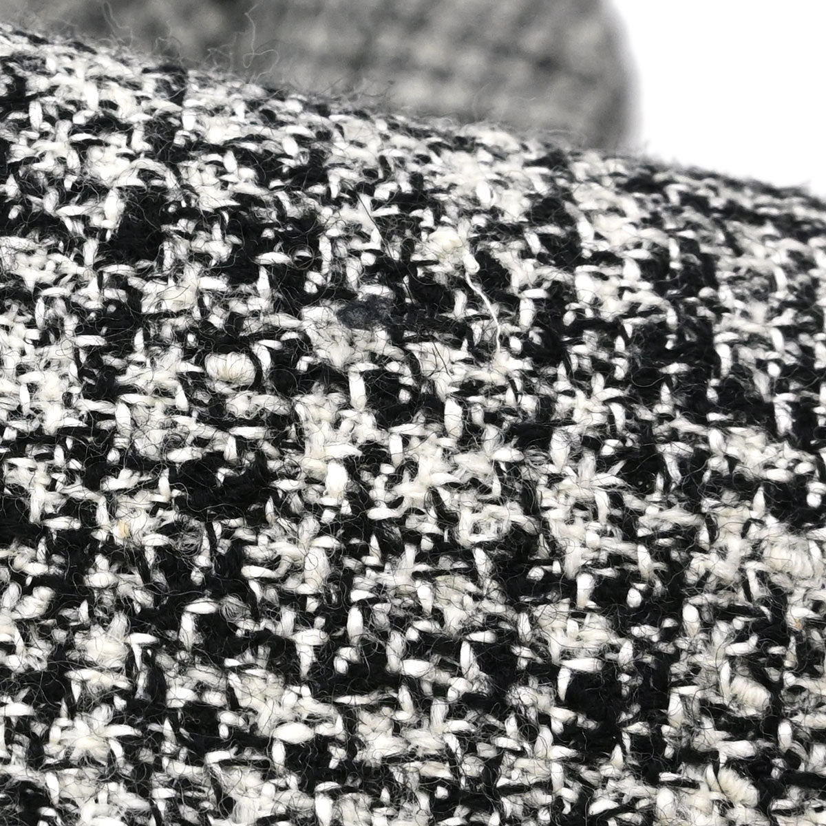 Christian Dior Collarless Tweed Jacket Gray #M