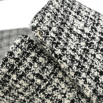 Christian Dior Collarless Tweed Jacket Gray #M