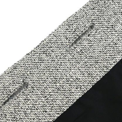 Christian Dior Collarless Tweed Jacket Gray #M