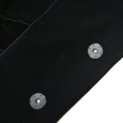 Miu Miu 2019 Embroidery Rhinestone Long Coat Black #38