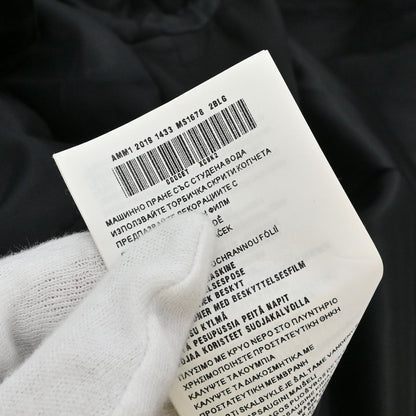 Miu Miu 2019 Embroidery Rhinestone Long Coat Black #38