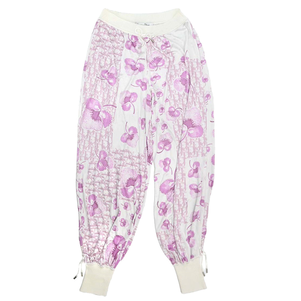Christian Dior 2005 Trotter Print Pants Pink #38
