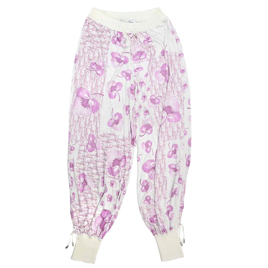 Christian Dior 2005 Trotter Print Pants Pink #38