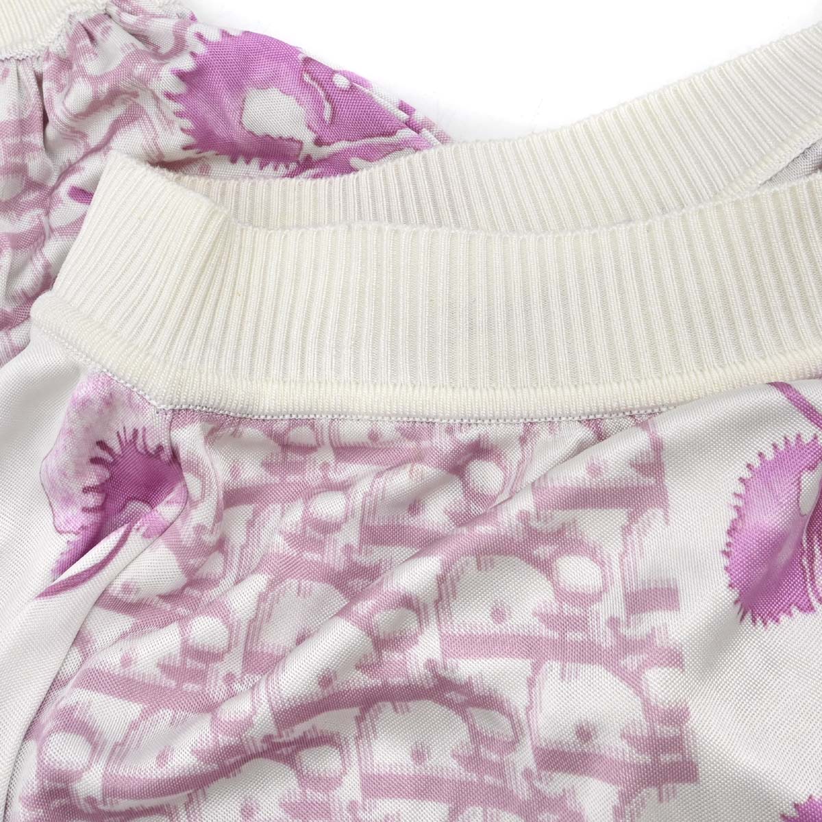 Christian Dior 2005 Trotter Print Pants Pink #38
