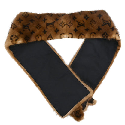 Louis Vuitton Monogram Mink Flower Echarpe Shawl Stole M74259 Small Good