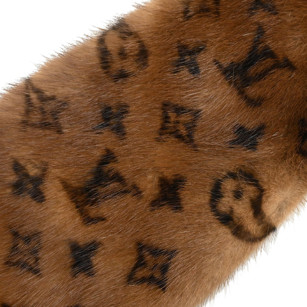 Louis Vuitton Monogram Mink Flower Echarpe Shawl Stole M74259 Small Good