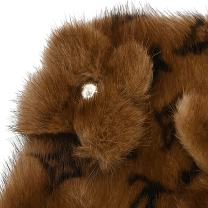 Louis Vuitton Monogram Mink Flower Echarpe Shawl Stole M74259 Small Good