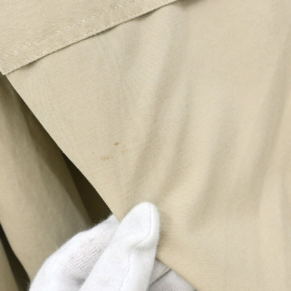 Burberrys Zip Up Hooded Jacket Light Beige #S