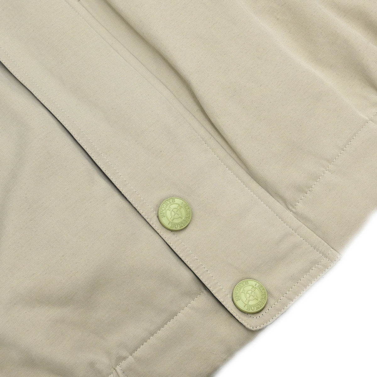 Burberrys Zip Up Hooded Jacket Light Beige #S