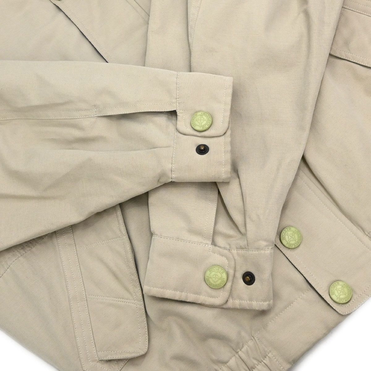 Burberrys Zip Up Hooded Jacket Light Beige #S