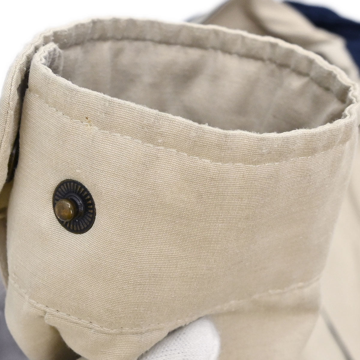 Burberrys Zip Up Hooded Jacket Light Beige #S