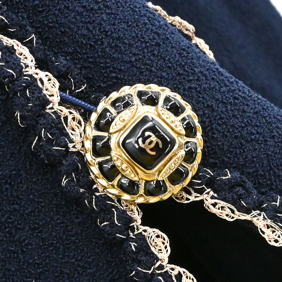 Chanel 2010 Tweed Jacket Navy #40