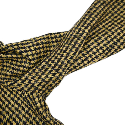 Christian Dior Double Breasted Houndstooth Jacket Black #36–38