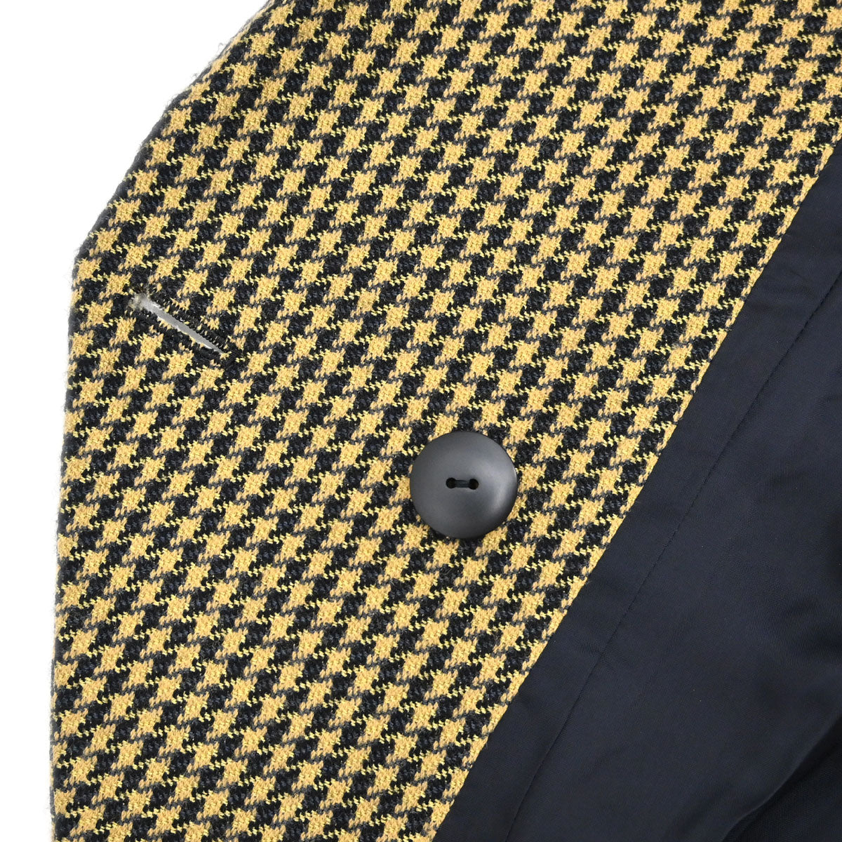 Christian Dior Double Breasted Houndstooth Jacket Black #36–38