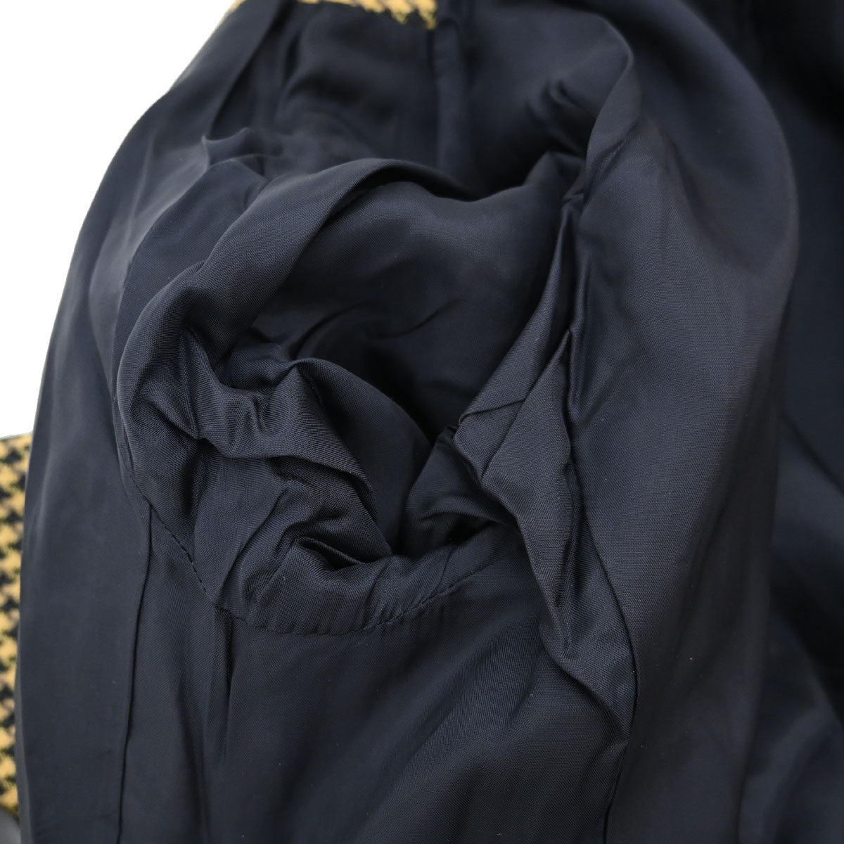 Christian Dior Double Breasted Houndstooth Jacket Black #36–38