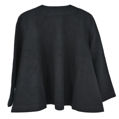 Christian Dior Collarless Jacket Black #M