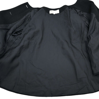 Christian Dior Collarless Jacket Black #M