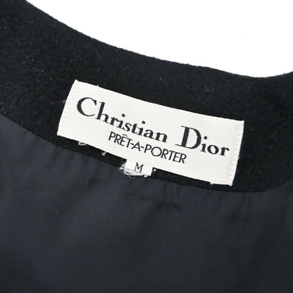 Christian Dior Collarless Jacket Black #M