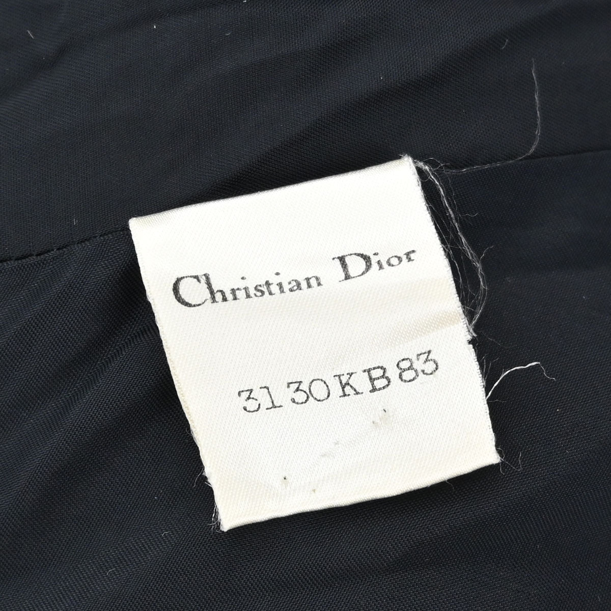 Christian Dior Collarless Jacket Black #M