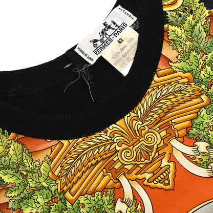 Hermes Short Sleeve Twillaine Top Black #42