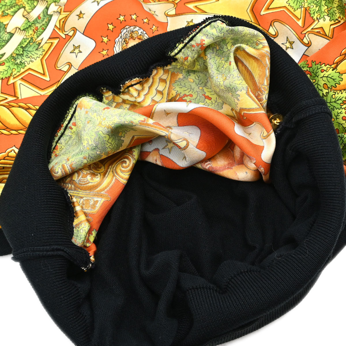 Hermes Short Sleeve Twillaine Top Black #42