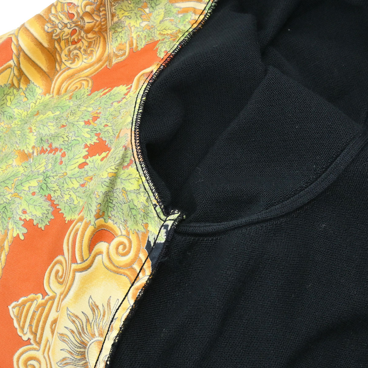Hermes Short Sleeve Twillaine Top Black #42