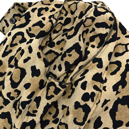 Gucci 2007 Leopard Print Silk Bow-Tie Blouse #40
