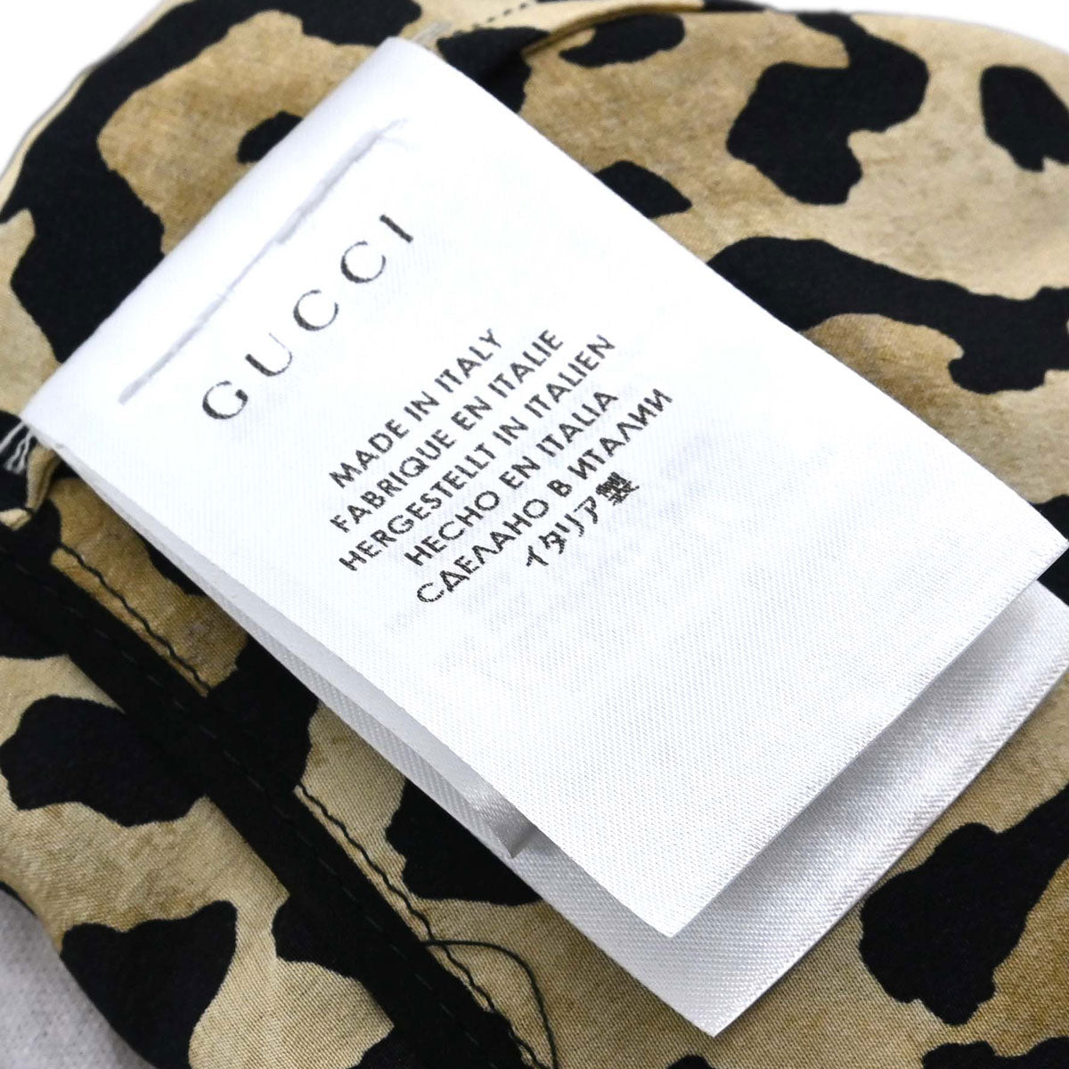 Gucci 2007 Leopard Print Silk Bow-Tie Blouse #40