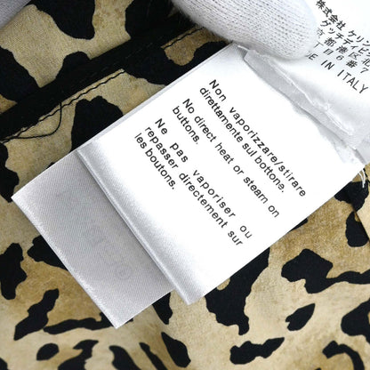 Gucci 2007 Leopard Print Silk Bow-Tie Blouse #40