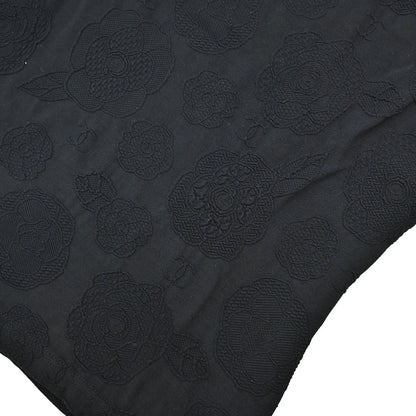 Chanel Camellia Jersey Top Black
