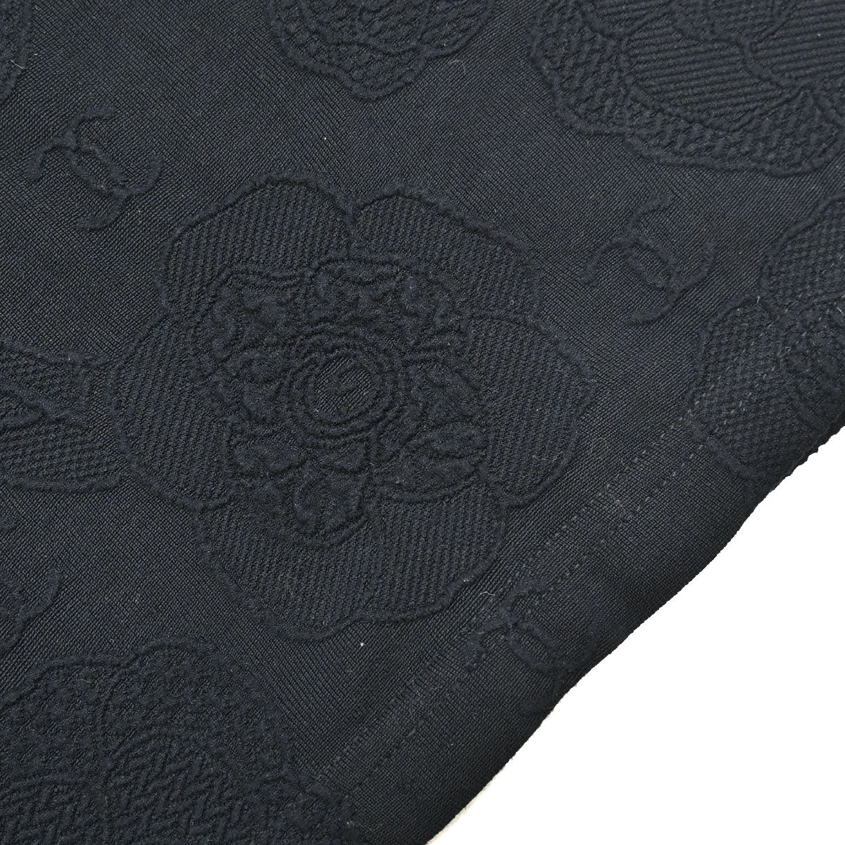 Chanel Camellia Jersey Top Black