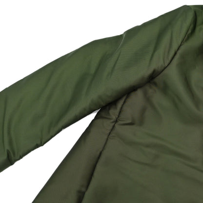 Prada 2015 Nylon Jacket Mink Fur Green #38
