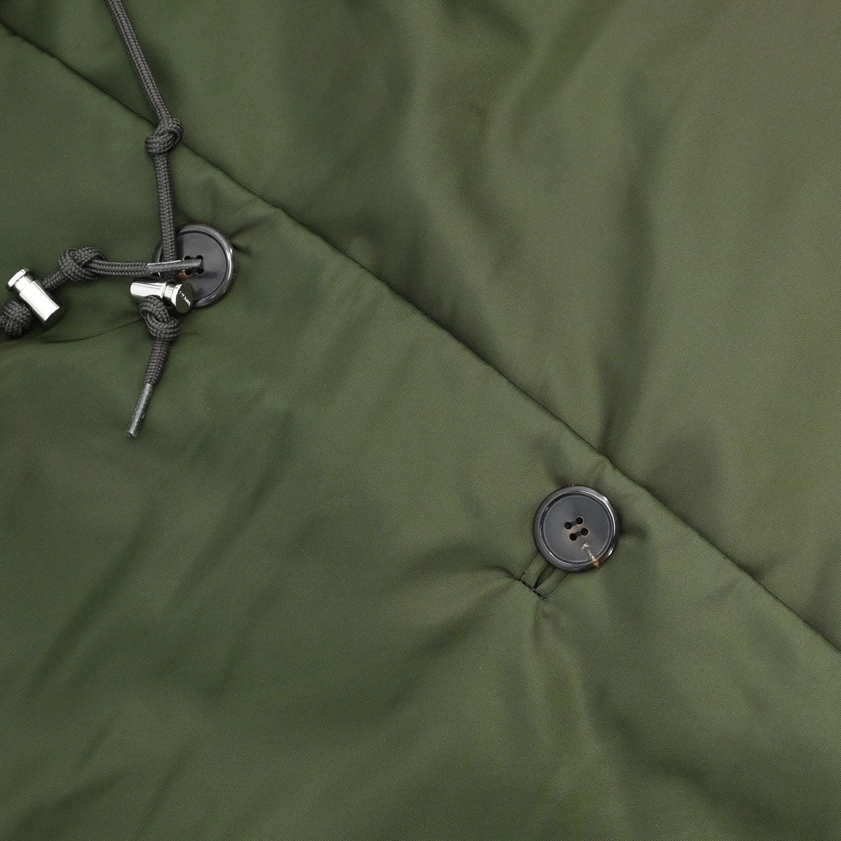 Prada 2015 Nylon Jacket Mink Fur Green #38