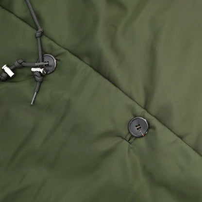 Prada 2015 Nylon Jacket Mink Fur Green #38