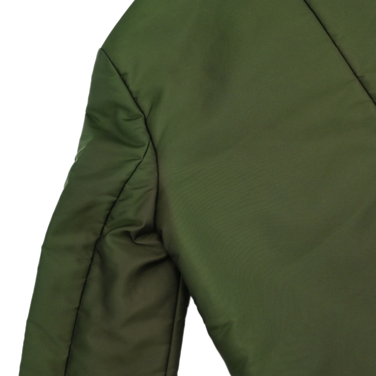 Prada 2015 Nylon Jacket Mink Fur Green #38