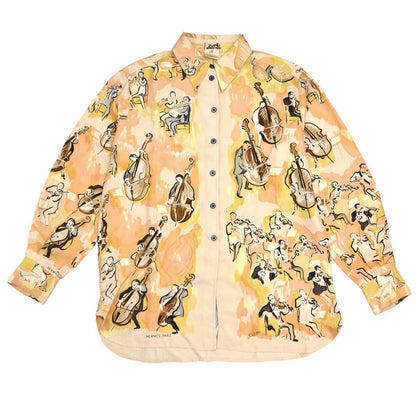 Hermes Shirt Blouse Concerto Light Pink #40