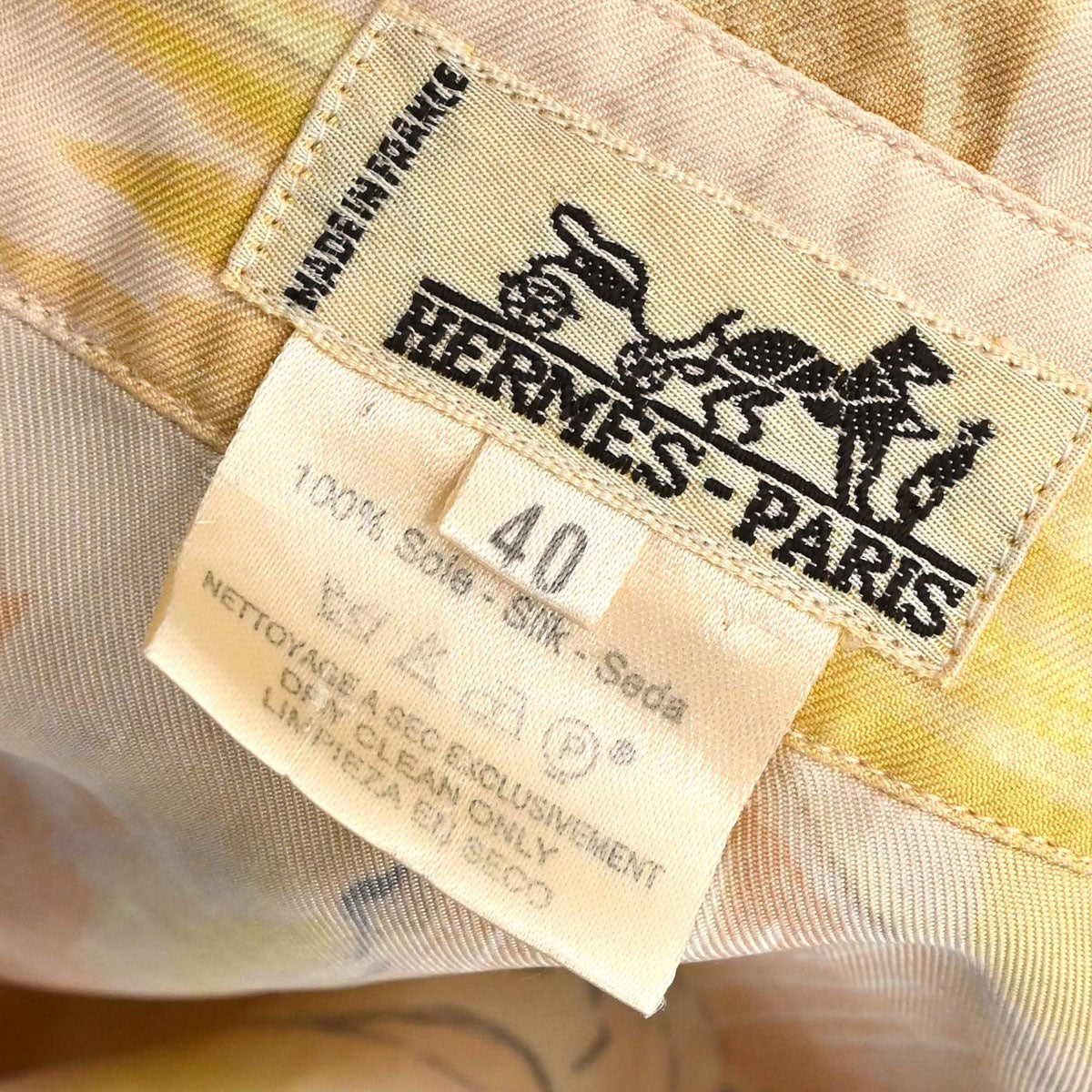 Hermes Shirt Blouse Concerto Light Pink #40