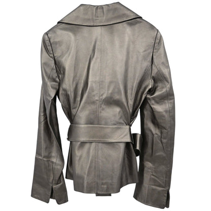 Loewe Leather Belted Jacket #40