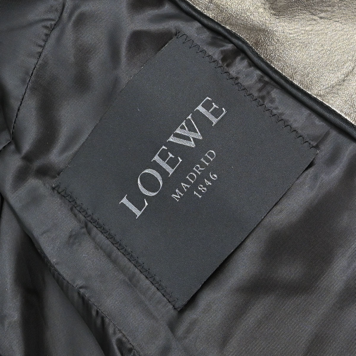 Loewe Leather Belted Jacket #40