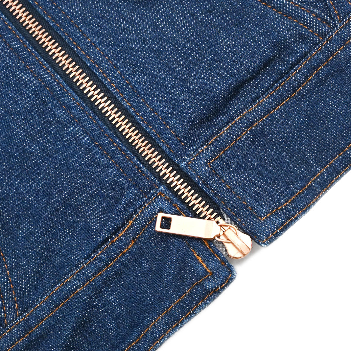 Celine Zip Up Denim Jacket Indigo #38