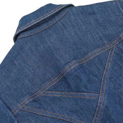 Celine Zip Up Denim Jacket Indigo #38