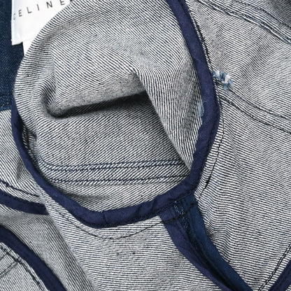 Celine Zip Up Denim Jacket Indigo #38