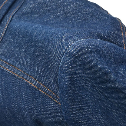 Celine Zip Up Denim Jacket Indigo #38
