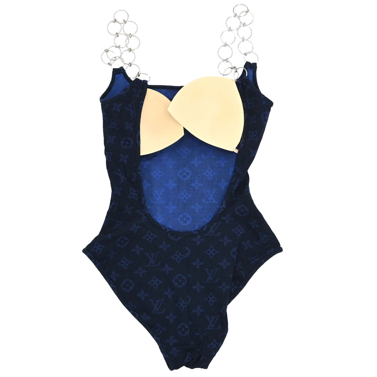 Louis Vuitton Monogram Swimwear Swimsuit Navy #34