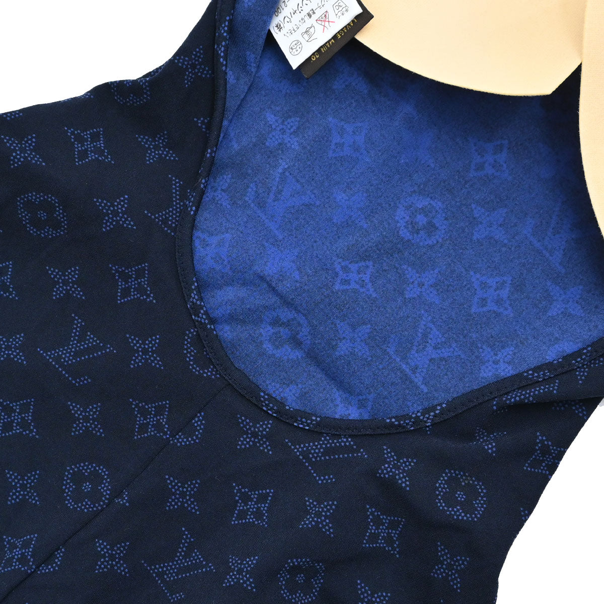 Louis Vuitton Monogram Swimwear Swimsuit Navy #34