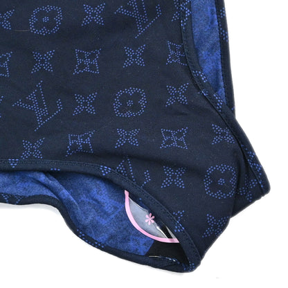 Louis Vuitton Monogram Swimwear Swimsuit Navy #34