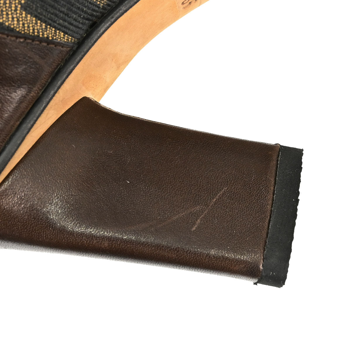 Fendi * Brown Zucca Pumps Shoes #36