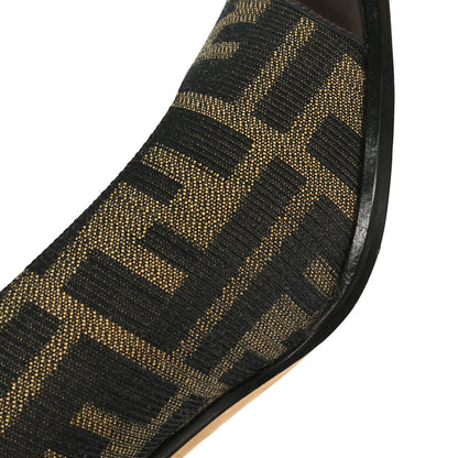 Fendi * Brown Zucca Pumps Shoes #36