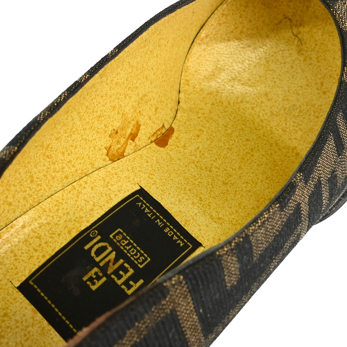 Fendi * Brown Zucca Pumps Shoes #36